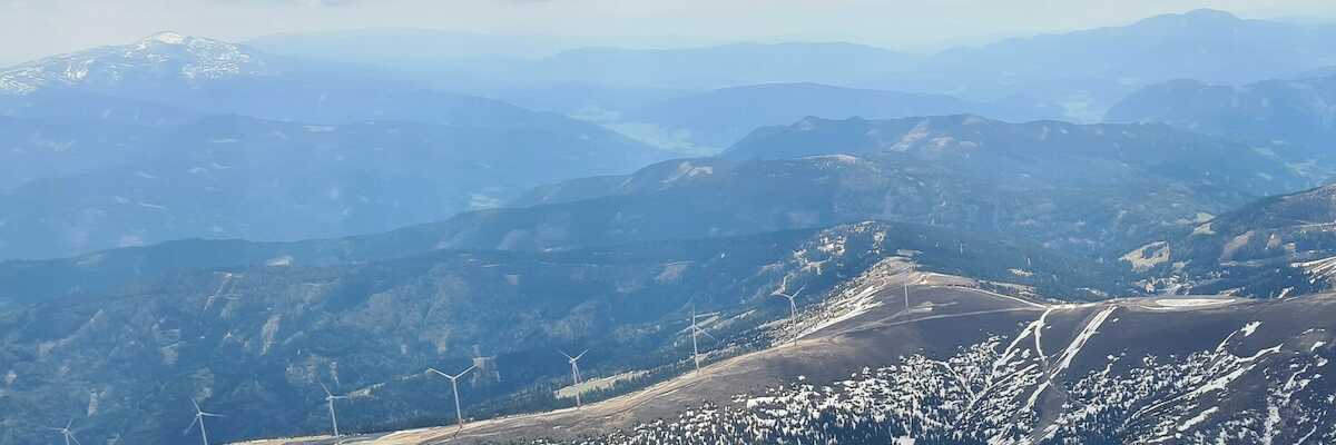Flugwegposition um 10:40:16: Aufgenommen in der Nähe von Gemeinde Pusterwald, 8764, Österreich in 2578 Meter